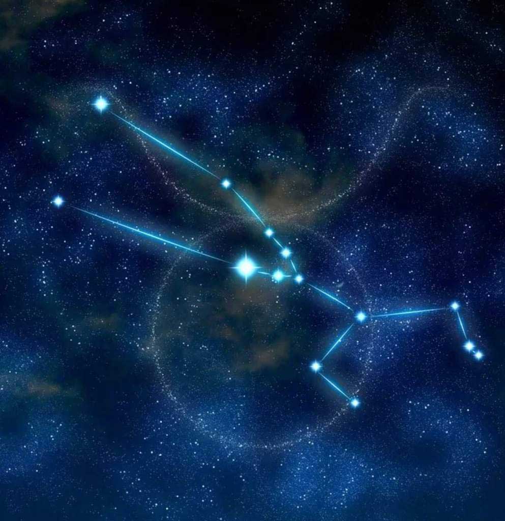 созвездие телец фото на небе